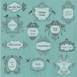 Vintage Frames and Design Elements- for wedding, invitation, bir Vintage Frames and Design Elements- for wedding, invitation, bir