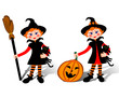 Vektor: Witch Halloween Witch Halloween