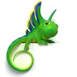 Sleeping lizard