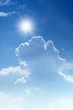 Beautiful blue sky