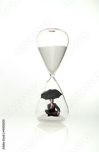 Foto: Businessman and time Businessman and time
