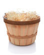 Bushel basket with wood handle Bushel basket with wood handle