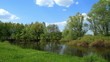 spring landscape of small rivers. spring landscape of small rivers.