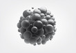 Abstract spheres with reflective surface