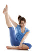 Photo: Image of a girl practicing yoga Image of a girl practicing yoga