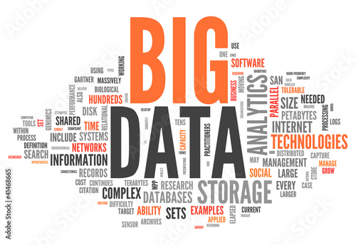 Illustration: Word Cloud "Big Data" Word Cloud "Big Data"
