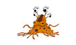 Cartoon Alien, outer space set (illustration) Cartoon Alien, outer space set (illustration)