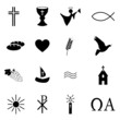 16 Religiöse Symbole