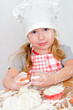 girl in chef's hat