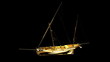 Gold sea vessel