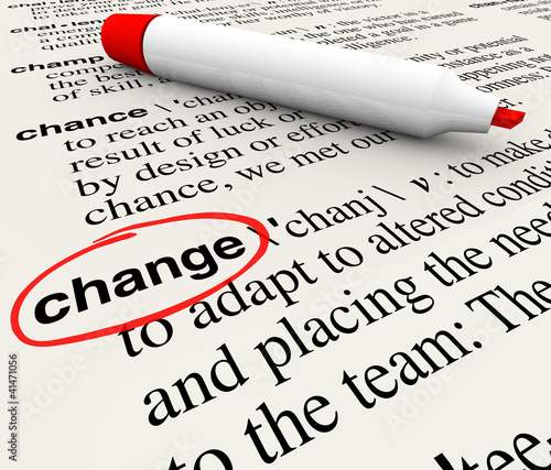 Illustration: Change Dictionary Definition Word Adapt Evolve Change Dictionary Definition Word Adapt Evolve