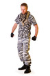 Photo: soldier in camouflage uniform soldier in camouflage uniform