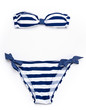 Striped bikini