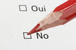 french questionnaire yes or not
