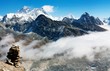 view from gokyo ri to everest