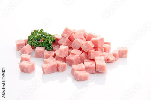 Photo: Dés de jambon Dés de jambon
