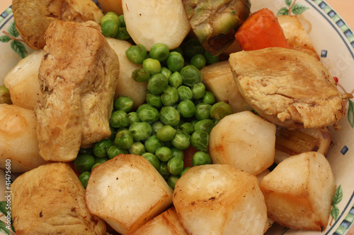Foto: Blanc de poulet aux légumes frais Blanc de poulet aux légumes frais