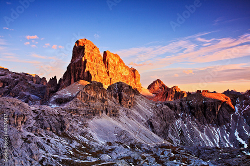 Foto: Croda dei Toni evening Croda dei Toni evening