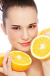 Photo: Girl with oranges Girl with oranges
