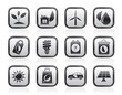 Green and Environment Icons - vector icon set Green and Environment Icons - vector icon set