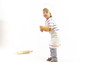 young boy with rolling-pin