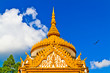 Arched entrance to the temple in Thailand