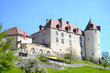 Foto: View on Gruyeres castle, Switzerland View on Gruyeres castle, Switzerland