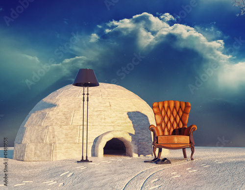 Foto: armchair and igloo armchair and igloo