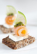 Salmon appetizer