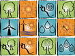 Erneubare Energie - Symbole