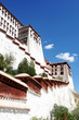 Landmark of the famous Potala Palace in Lhasa Tibet