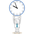Geschäftsmann, Uhr, Pause, Arbeitszeit
