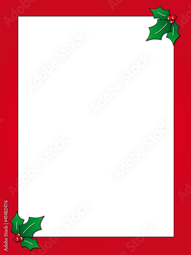 Illustration: christmas frame christmas frame