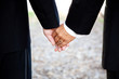 Gay Marriage - Holding Hands Closeup