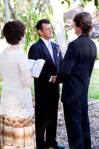Photo: Gay Marriage - Saying Vows Gay Marriage - Saying Vows