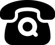 Vector telephone icon isolated