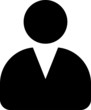 Vector representative person icon isolated
