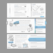 Web site navigation elements with icons: Gallery Image slider