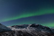 Aurora Borealis over Mountains Aurora Borealis over Mountains