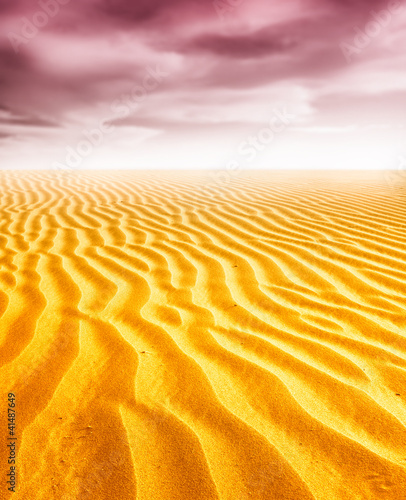 Photo: desert sunset desert sunset