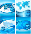 Big set of abstract and business backgrounds.