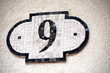 mosaic door number