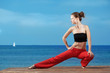 Fitness the beach