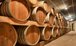 wooden wine barrels
