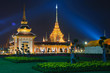 The royal cremation ceremony at night