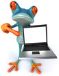 Blue frog