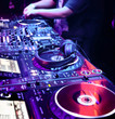 Dj mixes the track