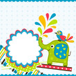 Template greeting card, vector Template greeting card, vector
