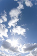 Sunshine, blue summer sky. Sunshine, blue summer sky.