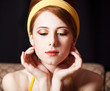 Redhead girl. 70s